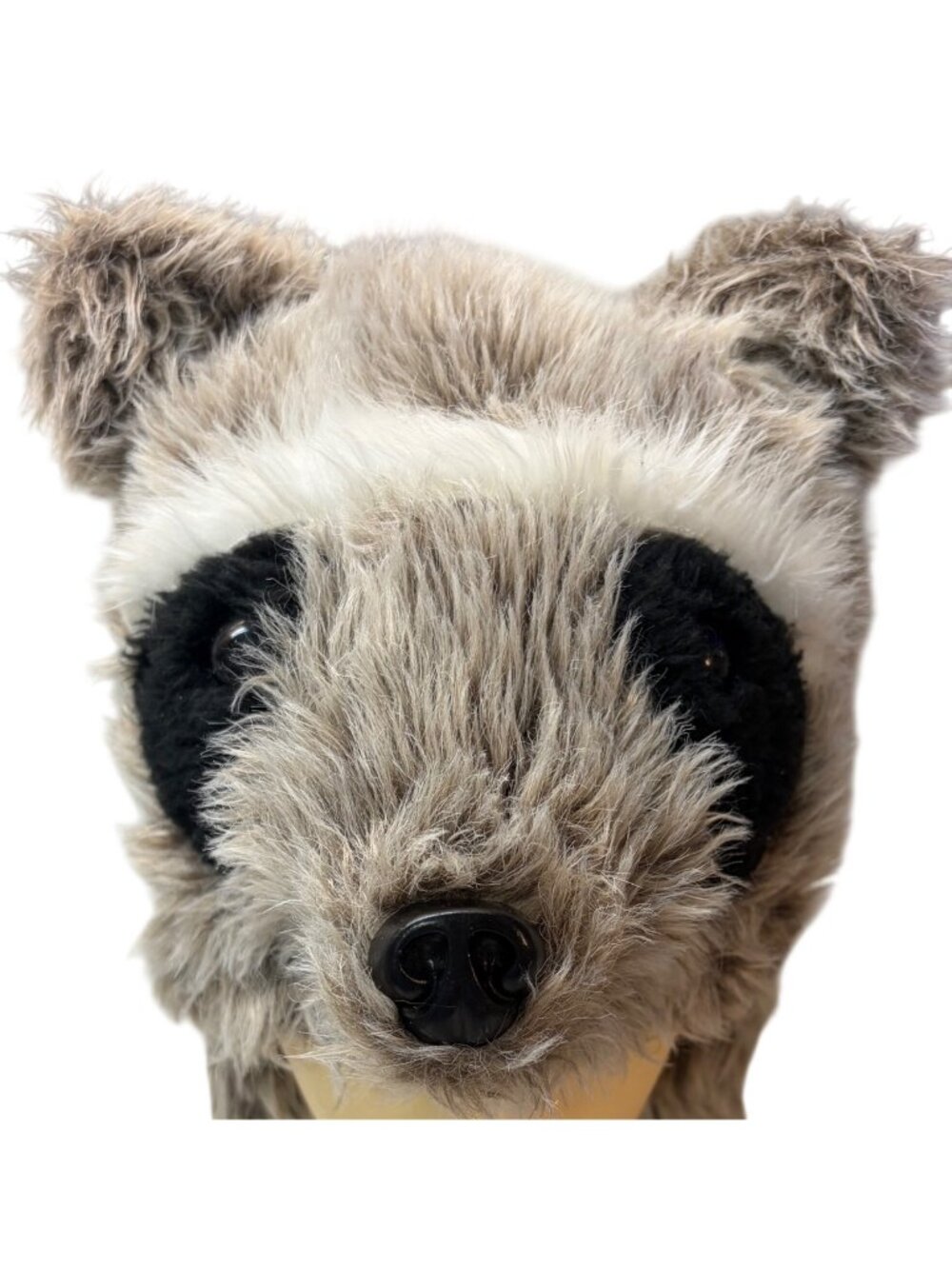 Vintage 1980 The Rocking Horse RACCOON Hat Ear Flaps Fluffy Cosplay